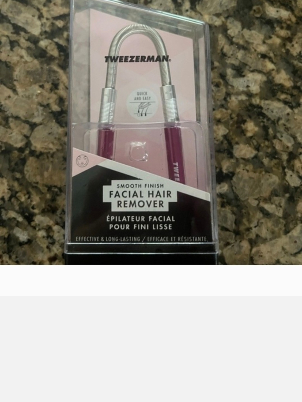 Tweezerman Smooth Finish Facial Hair Remover - Pink